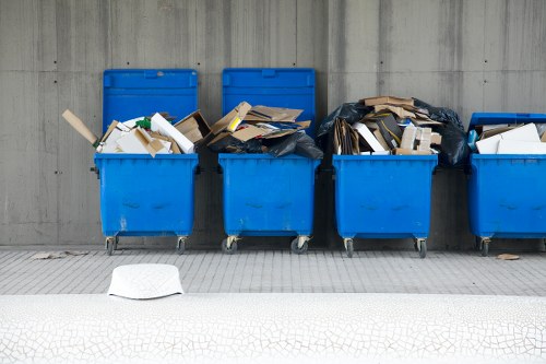 Recycling bins and materials