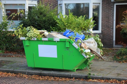 Before and after of a cleared garden in Mortlake