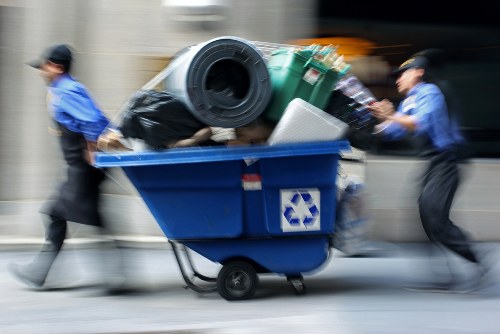 Recycling process in commercial waste removal